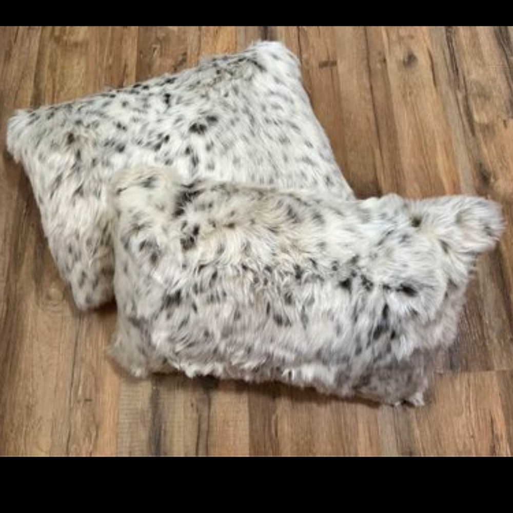 Luxurious Faux Fur Accent Pillows